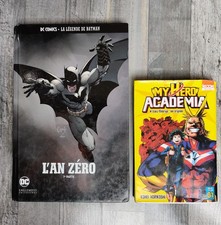 2 Livres Manga My Hero Academia et Batman l'an zéro
