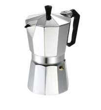 Cafetière Italienne en Aluminium Argent - Cafetière Italienne Expresso - Tasses 