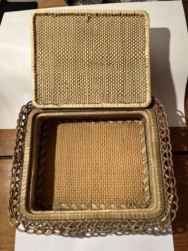 Ancien petit panier osier - ancien,