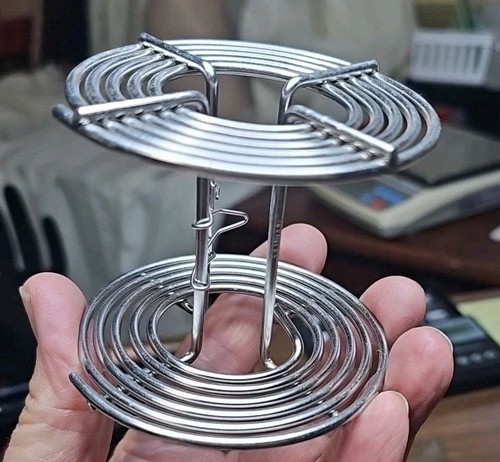 Vintage metal stainless - metal, steel