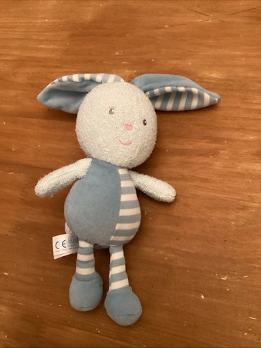 Pfo doudou peluche lapin bleu - pfo/,