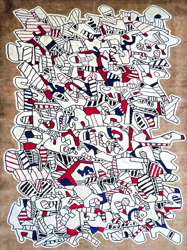 Tapis après jean - d’après, dubuffet
