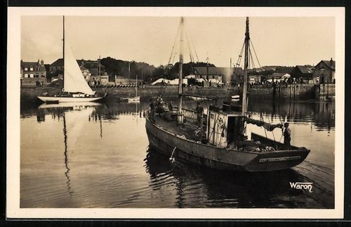 Cpa paimpol bassin - paimpol,,