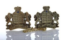 Attaches de Talit d'Israël dorées COURONNE DE TORAH acessoires judaiques cadeau