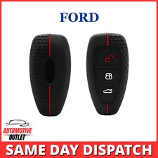 Silicone Voiture Clé Housse Étui 3 Bouton Pour Ford Mondeo MK4 Kuga Fête Transit