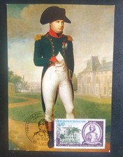 CARTE MAXIMUM PREMIER JOUR BICENTENAIRE NAPOLÉON TIMBRE N° 1610 OBL AJACCIO 1969