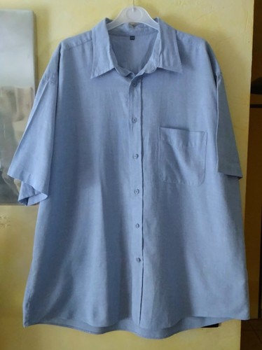 Chemise bleu taille xxl - bleu,