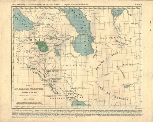 Gravure ancienne carte