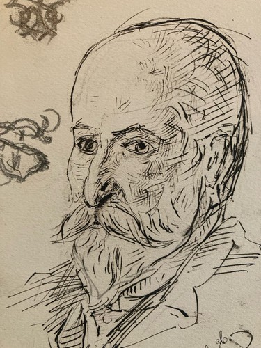 Dessin encre portrait - dessin,