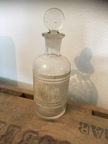 Ancien flacon verre avec - flacon,
