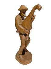 Gajdos Man Playing Bagpipes