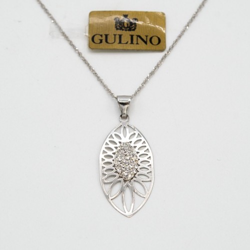 Collier femme blanc 18 - or,