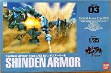 Shinden armor Tactical Armor type 17EX Bandaî de la série animée Gasaraki