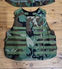 Point Blank IBA OTV Body Armor Woodland M81 OEF OIF Medium 