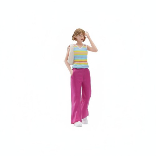 Figurine femme pantalon large - figurine,