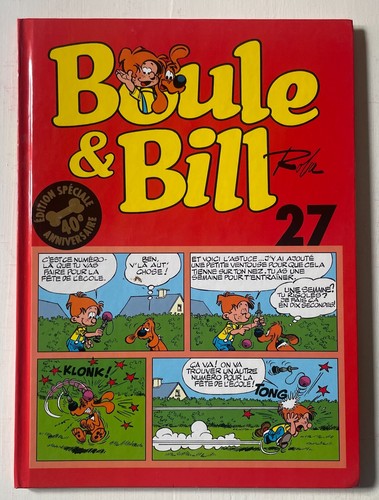 Boule bill 27 40ème - boule,