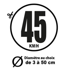 45 KM/H LIMITATION VITESSE BUS