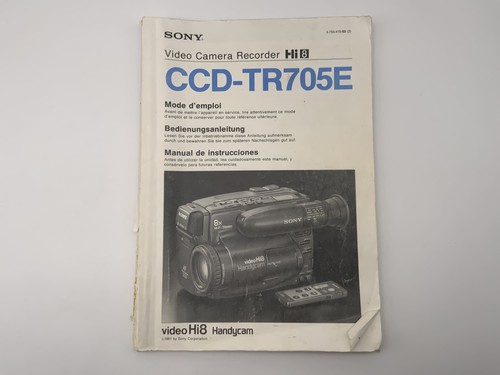 Sony ccd tr705e caméra - sony,