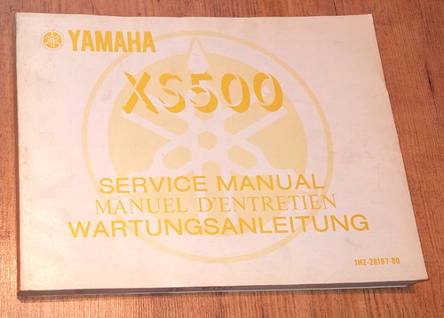 Manuel atelier yamaha 500 - xs,
