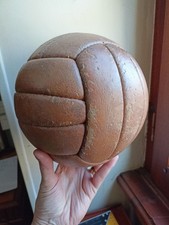 Ancien ballon foot cuir - ancien, de