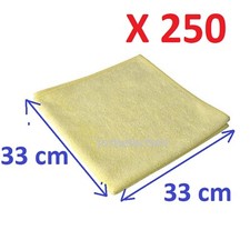 SERVIETTE MICROFIBRE ECRUE 33X33 cm / CARTON DE 250  -