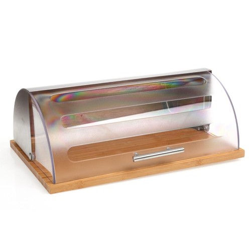 Boîte pain bambou - pain, inox"
