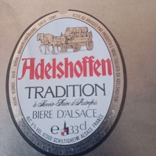 Étiquette biere d'alsace Brie