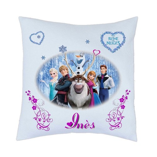 Coussin reine des - reine, neiges