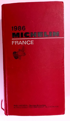 Guide michelin rouge france - guide,