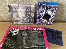 Skullgirls 2nd Encore PS Vita Rare Limited Run Collector + Cd