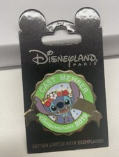 Pins Disney Stitch Cast Member Spring Disneyland Paris LE 3019