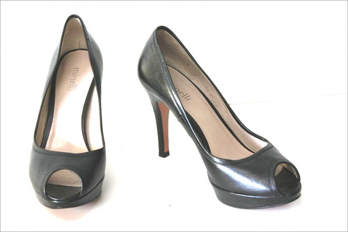 Minelli escarpins tout cuir - escarpins,