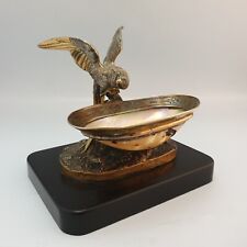 Baguier Porte-montres Coquillage&  Bronze en forme de perruche XIXe Napoleon III