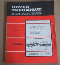 Revue technique  RTA 295 Autobianchi A 111 primula 65 C coupé S