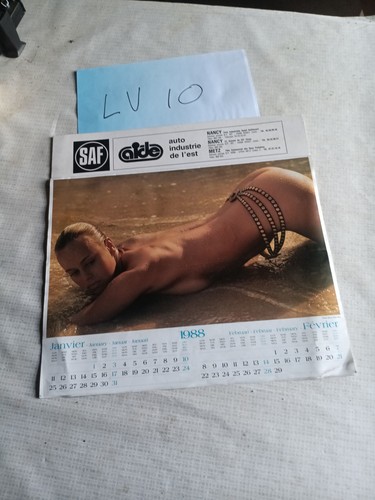 Calendrier érotique pin - érotique,