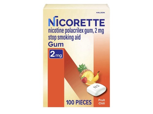 Nicorette fruit chill 2mg gum - fruit,