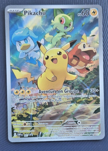 Carte pokémon pikachu - carte,