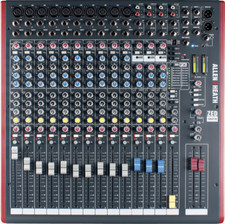 TABLE DE MIXAGE USB + EFFETS 10 IN MONO, 3 STEREO, 4 AUX  ALLEN & HEATH ZED-16FX