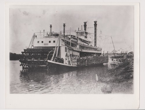 Photo steamboat america 1898 - steamboat,
