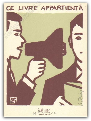 Libris sérigraphie - ex-libris,