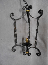 Lustre en fer forgé Vintage