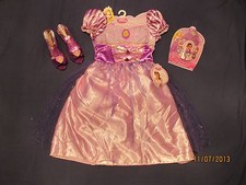 Rapunzel Dress Up Lot Shoes Tiara Jewelry Set Girl's 4-6X Disney Princes NWT New