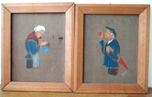 Petits tableaux couple de - tableaux,