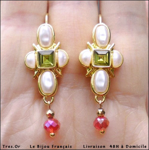 Boucles oreille perles - boucles,