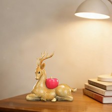 Statue de cerf en laiton