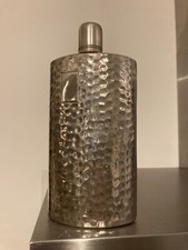 flasque de whisky allemande metal martelé annees 40