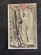 CP CARON COSTUME EPOQUE EVENTAIL - ARTISTE REULTINGER - 3736