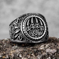 Bague griffe d'ours viking en