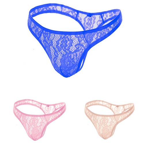 String homme dentelle florale