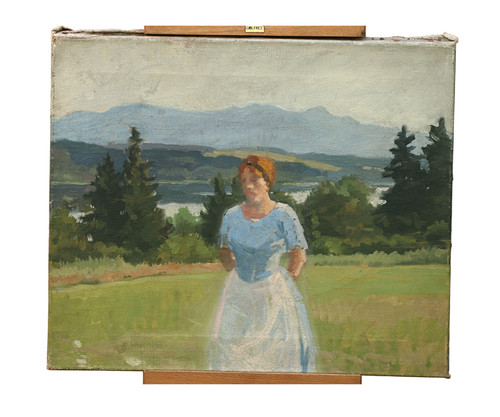 Huile sur toile non signée - huile,